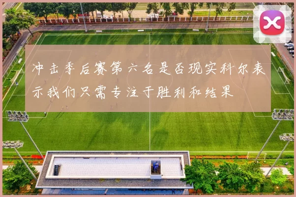 冲击季后赛第六名是否现实科尔表示我们只需专注于胜利和结果