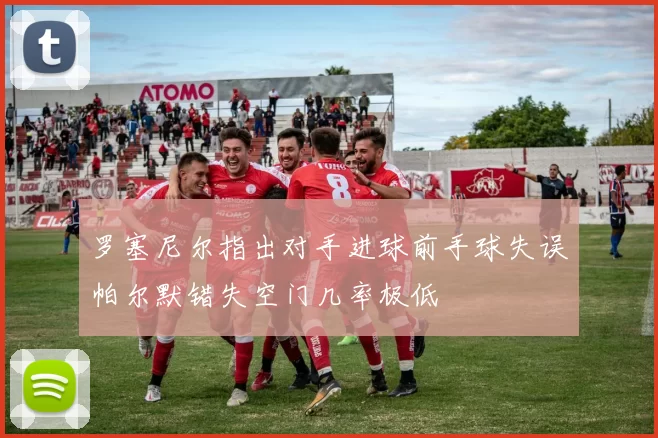 罗塞尼尔指出对手进球前手球失误帕尔默错失空门几率极低